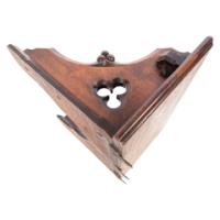 A. W. N. Pugin, in the style of. Gothic Revival oak bracket or wall shelf - Thumbnail 6
