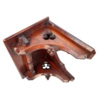 A. W. N. Pugin, in the style of. Gothic Revival oak bracket or wall shelf - Thumbnail 9