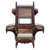 E. W. Godwin, In the Style of. Aesthetic Movement Japonesque Walnut Shelf - Thumbnail 3