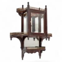 E. W. Godwin, In the Style of. Aesthetic Movement Japonesque Walnut Shelf