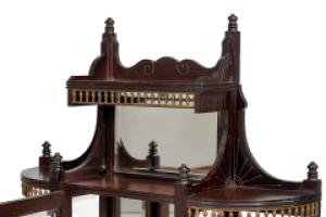 E. W. Godwin, In the Style of. Aesthetic Movement Japonesque Walnut Shelf - Thumbnail 11