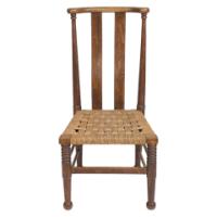 Liberty & Co., William Birch. Arts and Crafts Child’s Chair with Seagrass - Thumbnail 2
