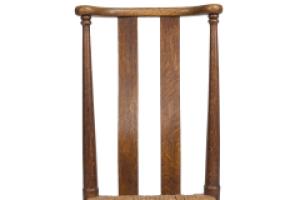 Liberty & Co., William Birch. Arts and Crafts Child’s Chair with Seagrass - Thumbnail 9