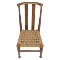 Liberty & Co., William Birch. Arts and Crafts Child’s Chair with Seagrass - Thumbnail 6
