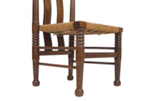 Liberty & Co., William Birch. Arts and Crafts Child’s Chair with Seagrass - Thumbnail 14