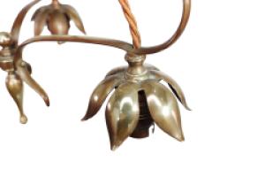 W. A. S. Benson, In the Style of. Arts and Crafts Copper & Brass Ceiling Light - Thumbnail 6
