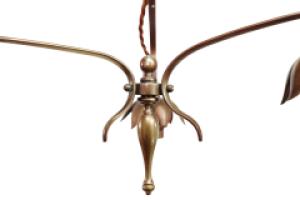 W. A. S. Benson, In the Style of. Arts and Crafts Copper & Brass Ceiling Light - Thumbnail 9