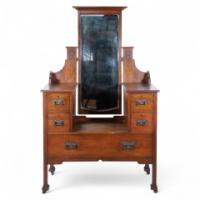 Liberty & Co., Attributed. Arts and Crafts Oak Dressing Table