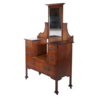 Liberty & Co., Attributed. Arts and Crafts Oak Dressing Table - Thumbnail 3