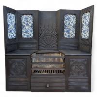 Thomas Jeckyll for Barnard Bishop & Barnard. Aesthetic Movement Cast Iron Fireplace