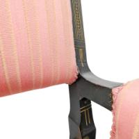 Lambs of Manchester, W. J. Estall. Aesthetic Movement Ebonized Settee - Thumbnail 14