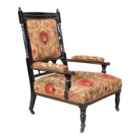Bruce Talbert for Gillow and Co., attributed – Aesthetic Ebonised Armchair - Thumbnail 3