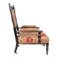 Bruce Talbert for Gillow and Co., attributed – Aesthetic Ebonised Armchair - Thumbnail 4