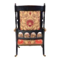 Bruce Talbert for Gillow and Co., attributed – Aesthetic Ebonised Armchair - Thumbnail 6