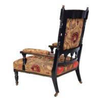 Bruce Talbert for Gillow and Co., attributed – Aesthetic Ebonised Armchair - Thumbnail 7