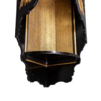 Aesthetic Movement Ebonized and Gilded Corner Wall Shelf c.1880 - Thumbnail 12