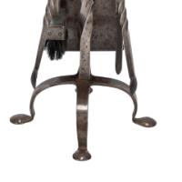 Arts & Crafts Cotswold School Steel Fire Tools on Original Stand c.1910 - Thumbnail 11