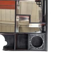 Heals & Son – Anglo-Japanese Oak Wall Shelf with Fretwork, Aesthetic Movement - Thumbnail 7