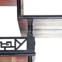 Heals & Son – Anglo-Japanese Oak Wall Shelf with Fretwork, Aesthetic Movement - Thumbnail 9