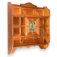 Bruce James Talbert Attributed – Gothic Revival Oak Wall Hanging Bookcase