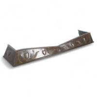 Good Quality Arts & Crafts Copper Fender with Repousse Heart Details