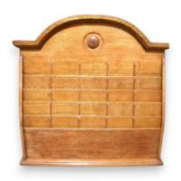 Shapland and Petter Attributed – Arts and Crafts Oak Letter Rack