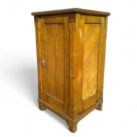 Charles Bevan, In the Style of – Gothic Revival Oak Bedside Cabinet with Inlay