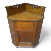 Arthur Simpson. an Exceptional Quality Arts and Crafts Corner Cupboard