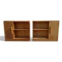 Heal's of London for Hamptons of Pall Mall, Pair of Modernist Oak Bookcase - Thumbnail 1