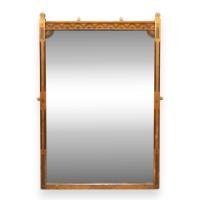 Charles Bevan (Style of) – Gothic Revival Oak Wall Mirror, c.1880