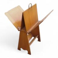 Liberty & Co., an Arts and Crafts Oak Folding Magazine Rack