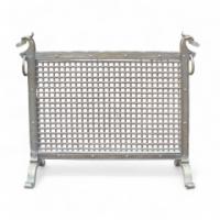 A Good Quality Fire Screen with Dragon Style Heads - Thumbnail 1