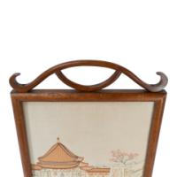 Anglo-Japanese Oak Firescreen with Torii Gate and River Scene c.1885 - Thumbnail 10