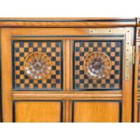 Charles Bevan for Marsh, Jones and Cribb – Aesthetic Movement Oak Bookcase - Thumbnail 15