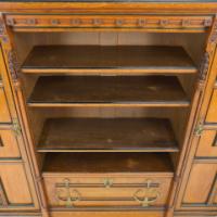 Charles Bevan for Marsh, Jones and Cribb – Aesthetic Movement Oak Bookcase - Thumbnail 19