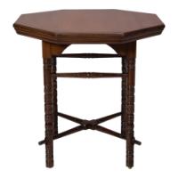 Bruce Talbert for Gillows – Aesthetic Movement Walnut Octagonal Table - Thumbnail 7