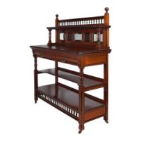W. Walker and Sons – Pair of Aesthetic Movement Walnut Serving Buffets - Thumbnail 30
