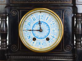 Bruce Talbert for Gillow and Co. – Aesthetic Movement Ebonised Mantel Clock - Thumbnail 9