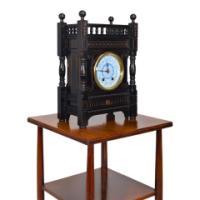 Bruce Talbert for Gillow and Co. – Aesthetic Movement Ebonised Mantel Clock