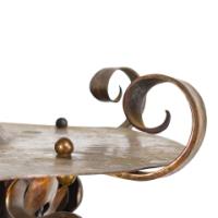 Birmingham Guild of Handicraft, Attributed – Arts and Crafts Hammered Copper Chandelier - Thumbnail 11