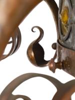 Birmingham Guild of Handicraft, Attributed – Arts and Crafts Hammered Copper Chandelier - Thumbnail 17