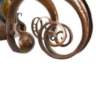 Birmingham Guild of Handicraft, Attributed – Arts and Crafts Hammered Copper Chandelier - Thumbnail 18