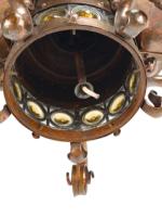 Birmingham Guild of Handicraft, Attributed – Arts and Crafts Hammered Copper Chandelier - Thumbnail 20