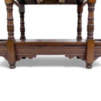 E. W. Godwin Style Of, Anglo-Japanese Oak Hallstand with Songbirds on Blossoms - Thumbnail 17