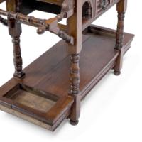 E. W. Godwin Style Of, Anglo-Japanese Oak Hallstand with Songbirds on Blossoms - Thumbnail 22