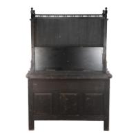 Gillow and Co. – Aesthetic Movement Side Cabinet with Painted Floral Panels - Thumbnail 25