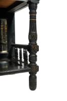 Gillow and Co. – Aesthetic Movement Side Cabinet with Painted Floral Panels - Thumbnail 20