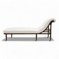 E. W. Godwin for Collinson & Lock. An Anglo-Japanese Rosewood Chaise Lounge or Day Bed