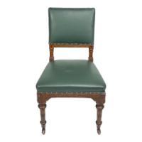 Charles Bevan for Marsh & Jones. Gothic Revival Side Chair with Chamfered Edges - Thumbnail 4