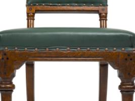 Charles Bevan for Marsh & Jones. Gothic Revival Side Chair with Chamfered Edges - Thumbnail 8